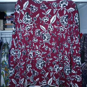 Charter Club Tops - Charter Club red black white XL top button down Charter Club Tops - Charter Club red black white XL top button down